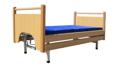 Wooden single and double swing nursing bed
