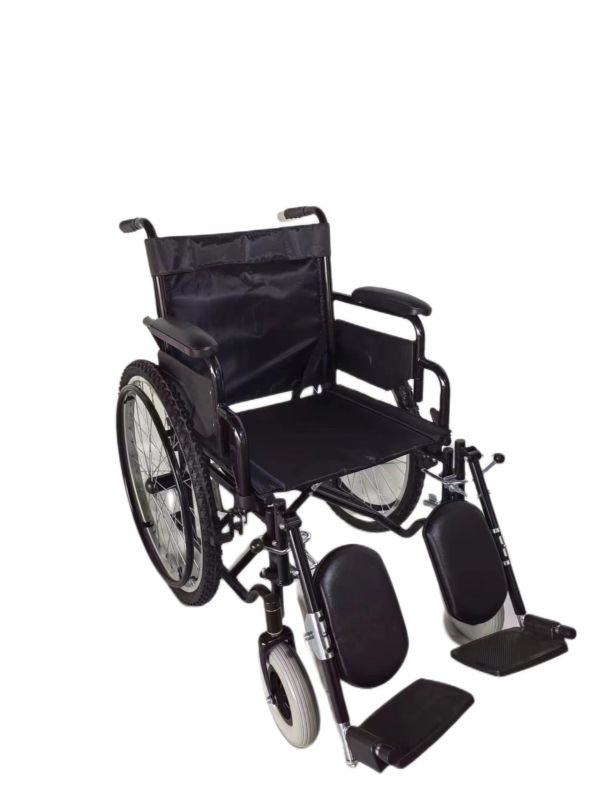 鋼管烤漆功能輪椅-