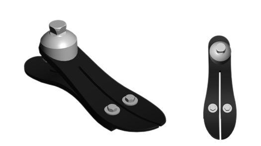 3D沃夫低踝高分叉雙掌-