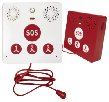 SOS audible and visual alarm-