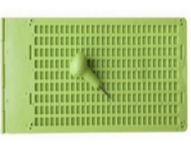 9-line, 30-square Braille writing board