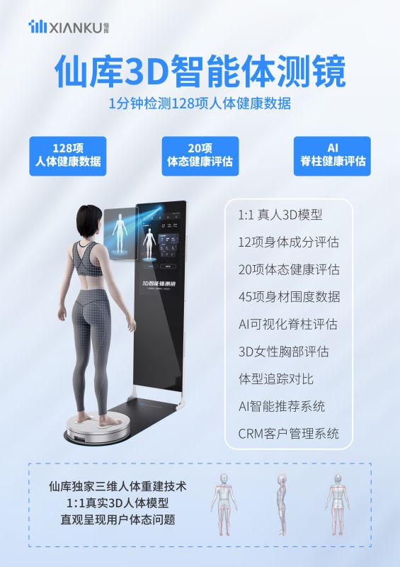 Xianku 3D Human Scanning Mirror-