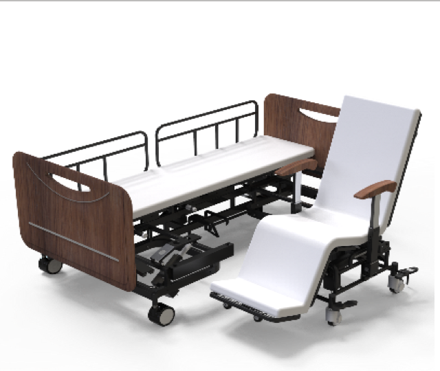 半自動(dòng)一體化床椅-