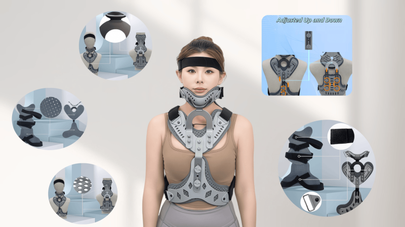 Head Neck and Chest Immobilizer-