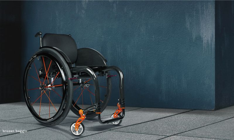 X1 carbon fiber rigid frame sports wheelchair-